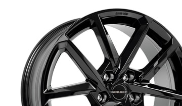 Borbet N black glossy