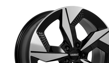 Dezent AO Dark schwarz frontpoliert